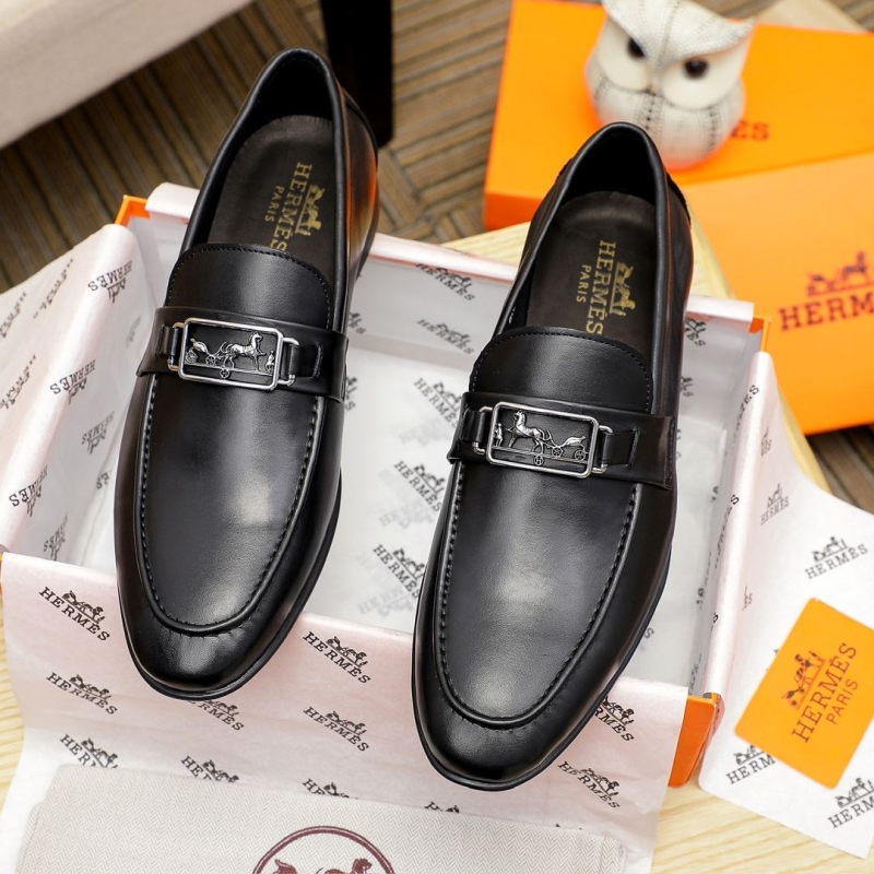 H**mes leather shoes